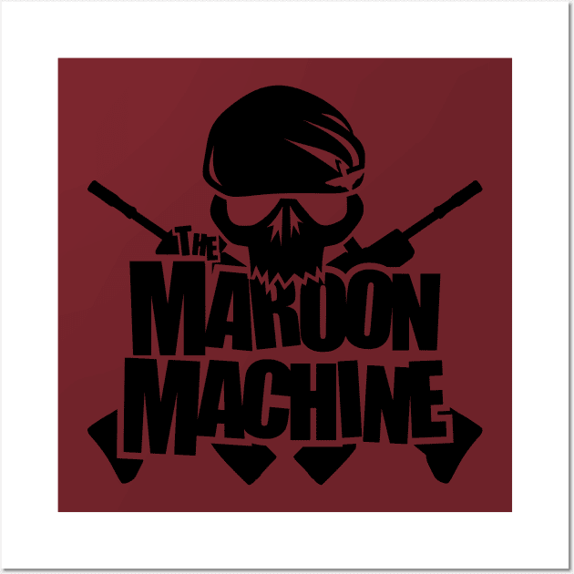 The Maroon Machine Wall Art by TCP